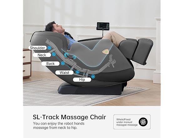 springspa Zero Gravity SL-Track Massage Chair