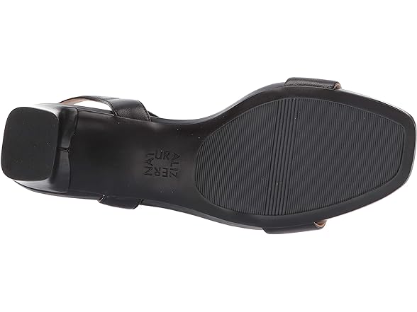 Naturalizer Women's Ivy Heels, Black Leather, 9 M