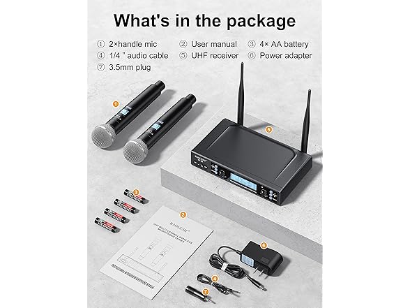 BAOLESH Wireless Microphone System