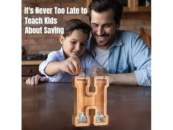 PrimRend Letter Piggy Bank