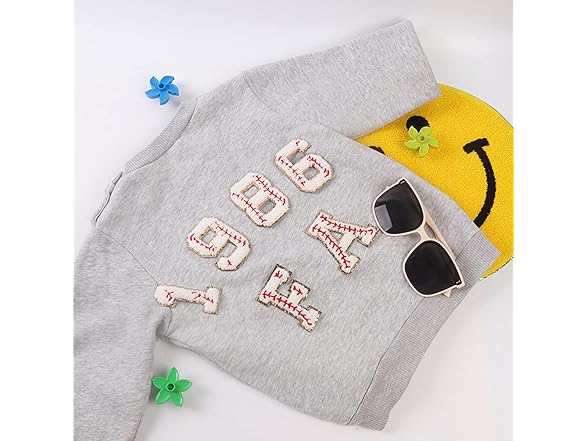 Zecamin Baseball Number Iron on Patches