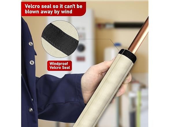 Redford Supply Co. Cold Snap Outdoor Pipe Insulation Foam Tube