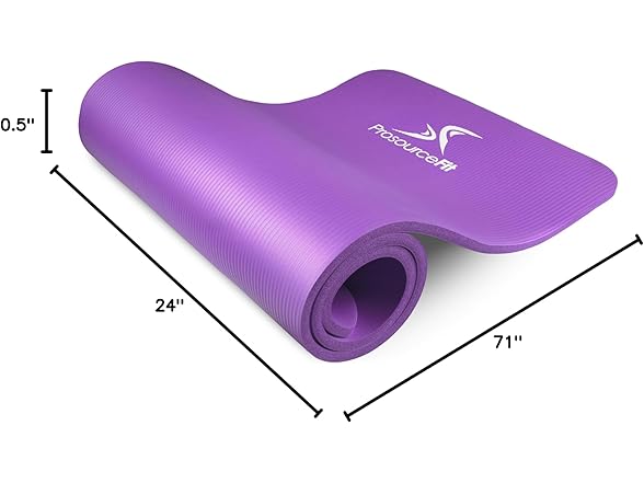 ProsourceFit Extra Thick Yoga and Pilates Mat