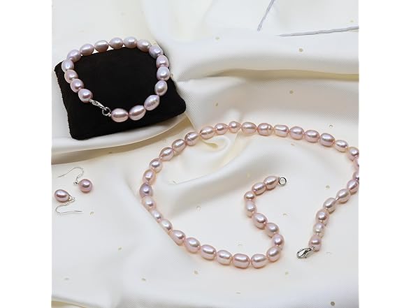 KK LifeStyle Freshwater – Lavender Pearls Set