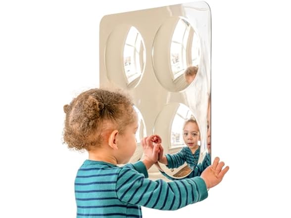 SPARK & WOW Sensory Wall Toddler Mirror