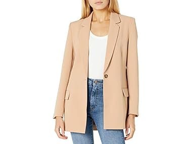 $9.99, Was $89.90, 88% Off! The Drop Women Blake Long Blazer dealfomo