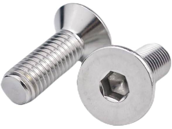 M3x6mm Flat Head Screws 50Pcs 304SS