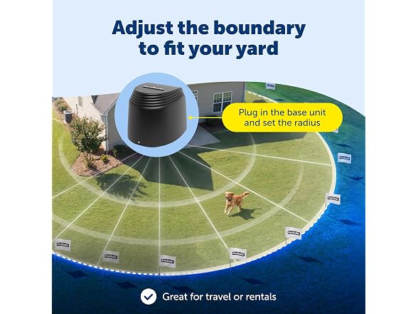 PetSafe Stay & Play Compact Wireless Dog Fence, Up to 3/4 Acre