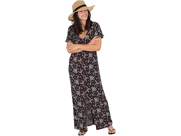 Hurley Women (S) Button-up Maxi Dress