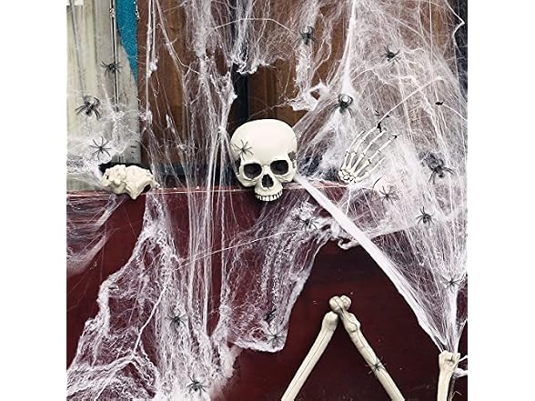 TOYMYTOY Halloween Spider Web Webbing Super House