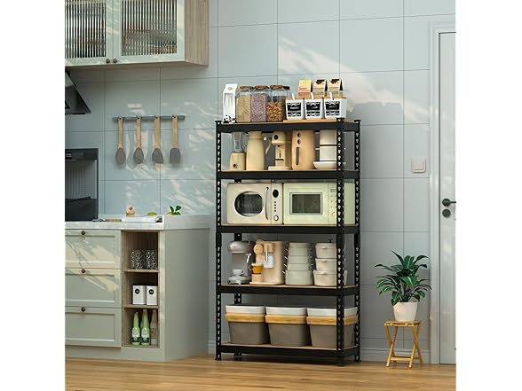 WORKPRO 5-Tier Steel Shelf 27x11x60