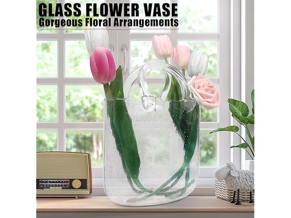 Unique Purse Vase for Flowers