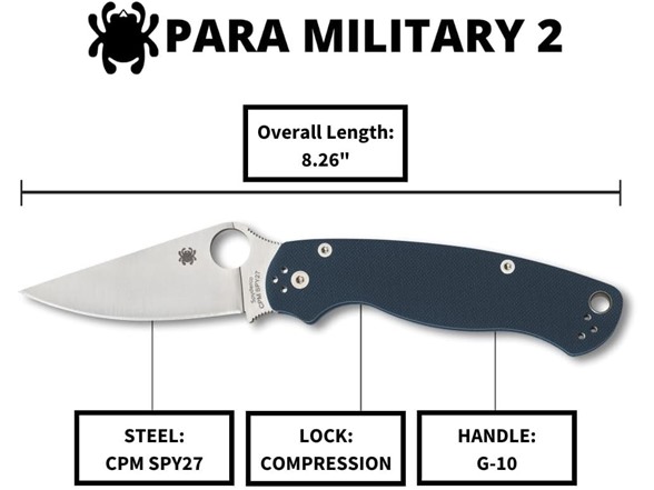 Spyderco Para Military 2 Knife