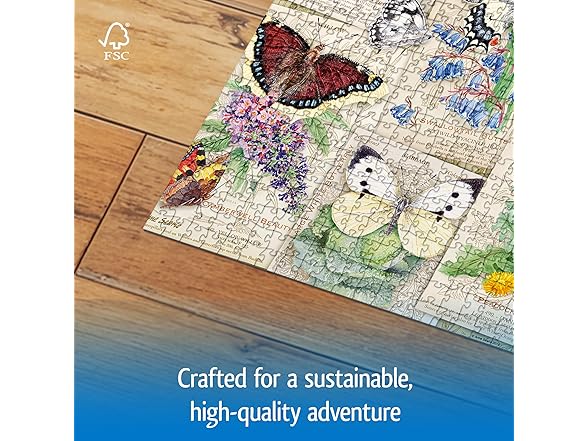 Wonder Forge Butterfly Splendor 1000 Piece Jigsaw Puzzle