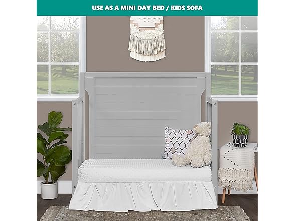Dream On Me Bellport 4-in-1 Mini Crib