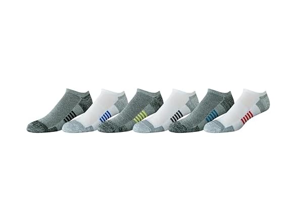 (Pack of 6) Amazon Men'sAthletic No-Show Socks