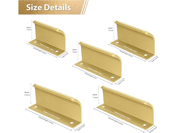 OIWZEF 10 Pack 96mm/3.8 inch 