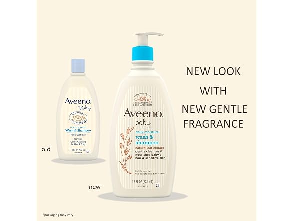 Aveeno Baby Daily Moisture Gentle Body Wash & Shampoo