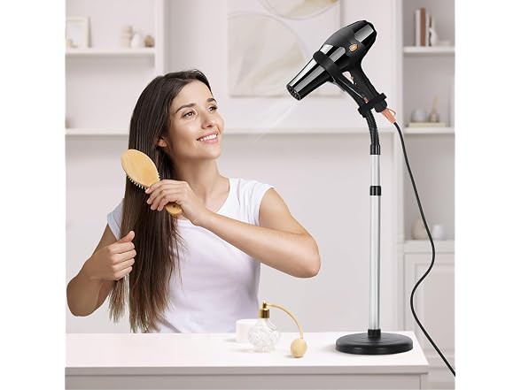 Hair Dryer Stand Hands Free 360-Degree