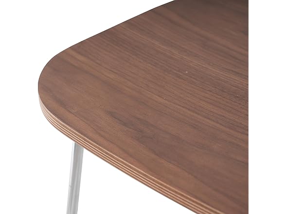 LeisureMod Melrose Walnut Counter Stool