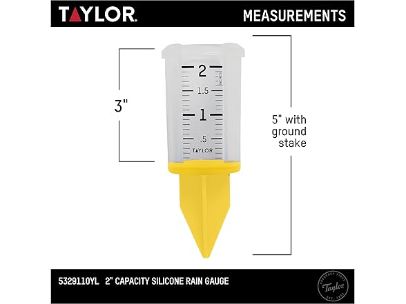 Sprinkler Gauge Yellow
