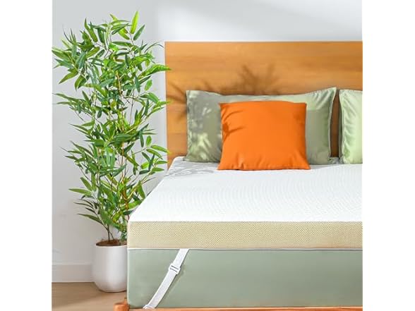 Marsail Memory Foam Mattress Topper Queen