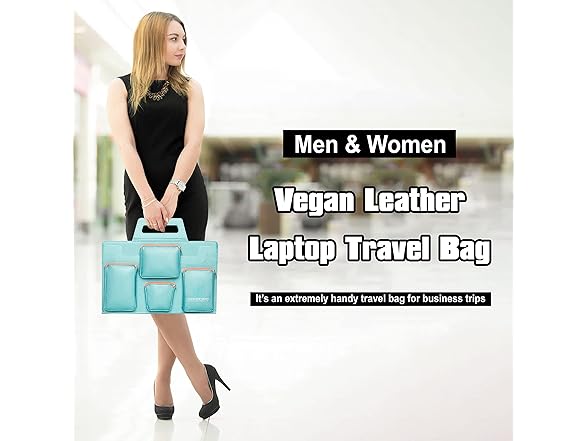 The Domari Bag Vegan Leather Laptop Sleeve