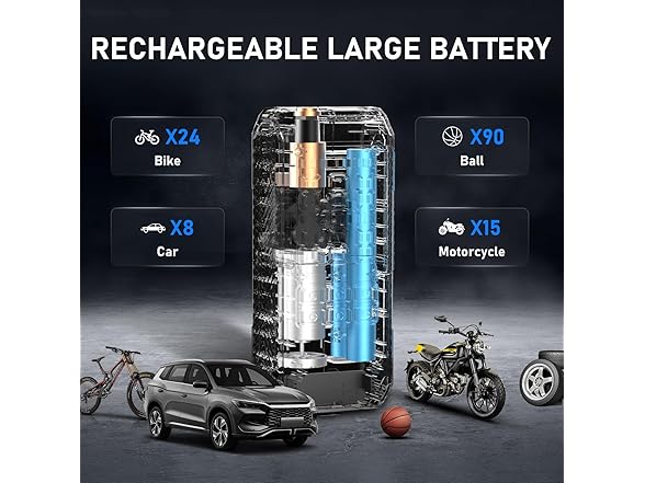NUSTE Tire Inflator Portable Air Compressor
