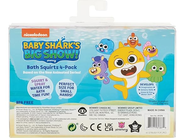WowWee Pinkfong Baby Shark Bath Squirt Toy