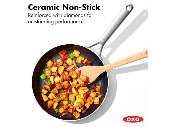 OXO Mira Stainless Steel Nonstick, 10" Frying Pan