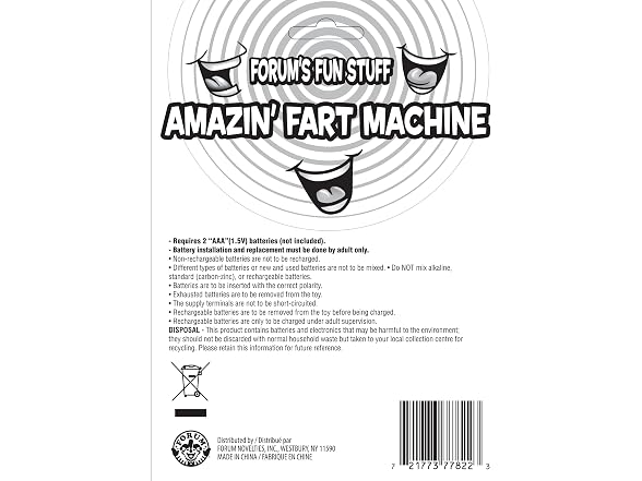 Forum Novelties Amazin' Fart Machine Classic