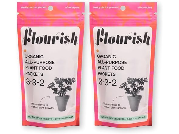 Flourish 10 Individual Single Use Packets