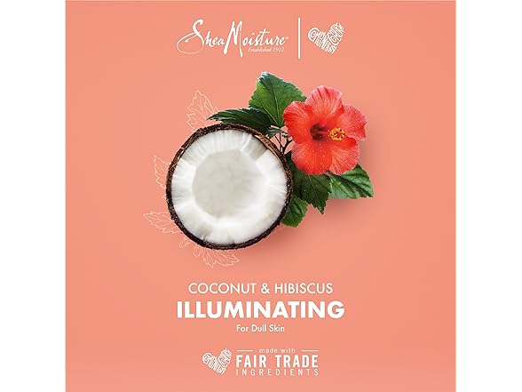 Shea Moisture Coconut Hibiscus Soap, 8oz