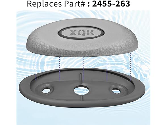 XQK 2472-824 Spa Oval Pillow Insert