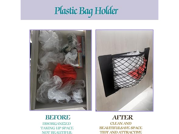 Mesh Trash Bag Holder