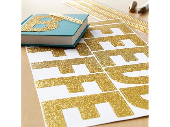 Recollections Glitter Alphabet Stickers - Gallery 5