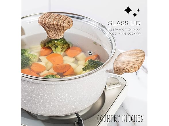 6 Pc Nonstick Cookware Set