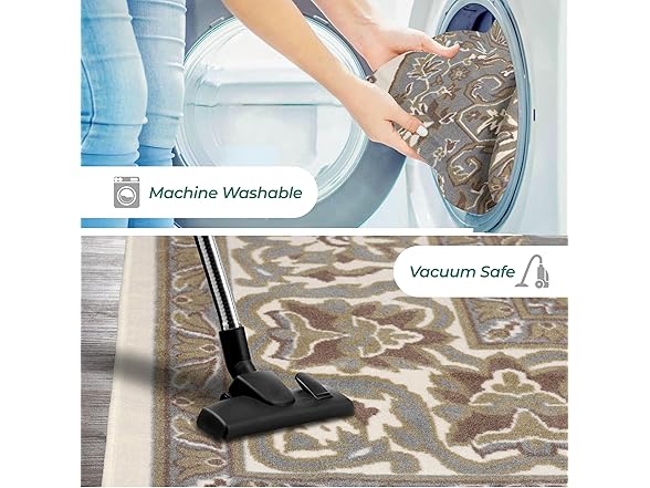 Superior Traditional Vintage Medallion Floral Scroll Rug (Your Choice)