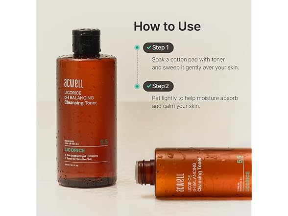 ACWELL Licorice pH Toner, 5.07oz