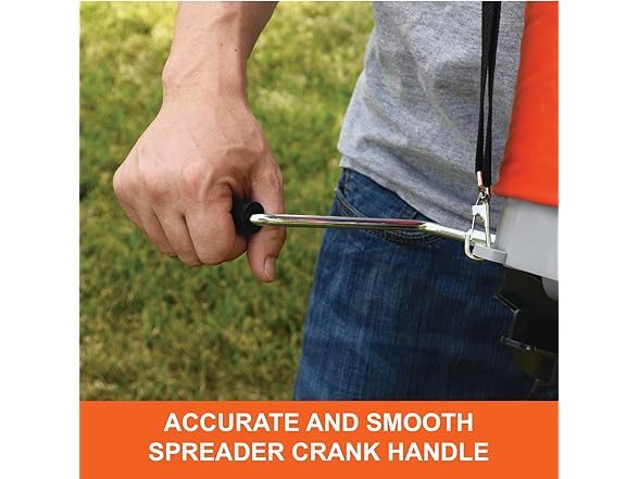 25 lb Handheld Bag Seeder Orange