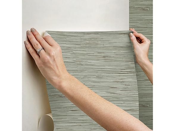 Green Grassweave Peel and Stick