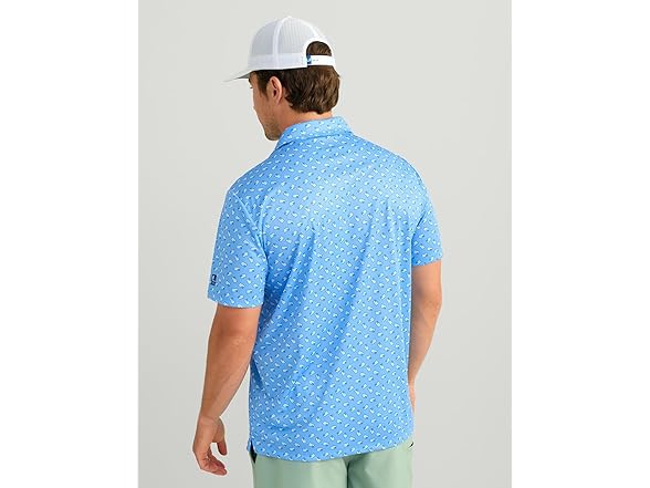 HUK Mens Pursuit Pattern Polo