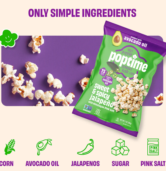(50ct) Poptime Popcorn - Spicy Jalapeno - Gallery 15