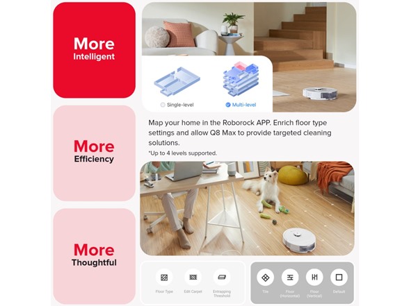 roborock Q8 Max Robot Vacuum and Mop