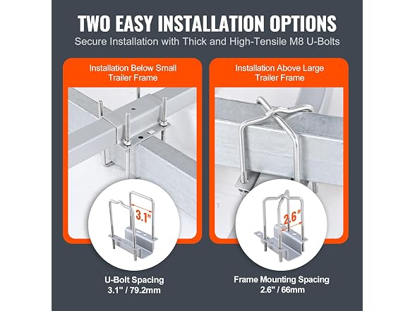 VEVOR Boat Trailer Guide - 46" w/ LED