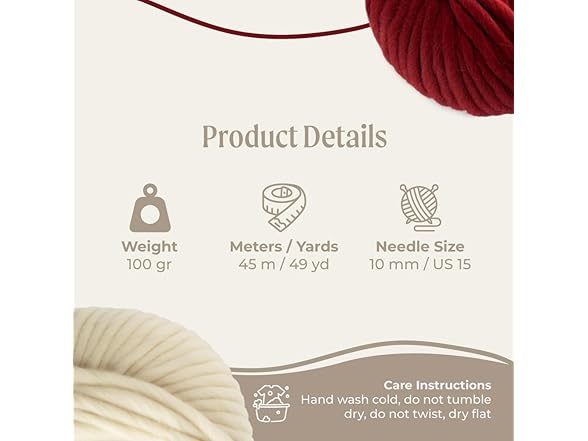 Softy Yarn Bulky Weight 6-Pack Merino Wool