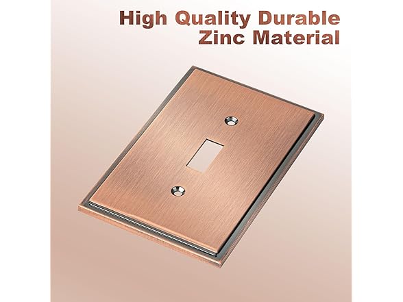 Henne Bery Wall Plate Antique Copper 3pk