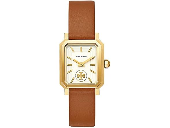 Tory Burch Women's Robinson Gold Tan Brown Watch