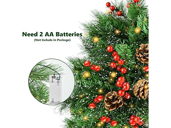 Yemetey Mini Christmas Tree with Lights