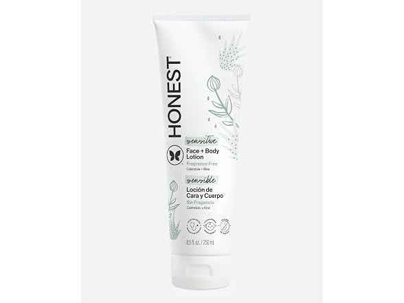 Honest Company Face and Body Lotion Fragrance-Free